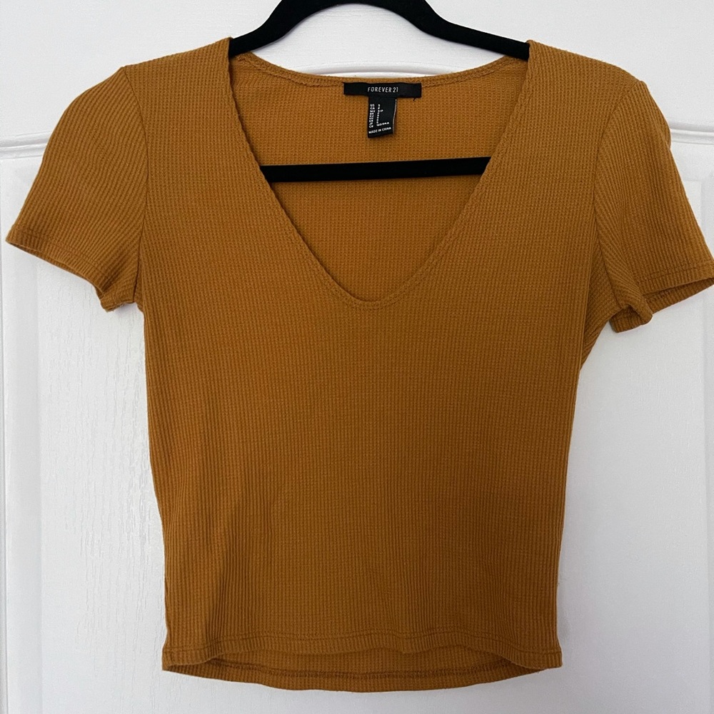 Gold Crop Top
